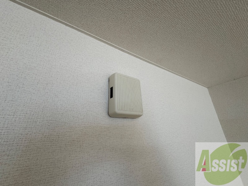 セキュリティ　来客時にはこちらのチャイムが鳴りますよ。