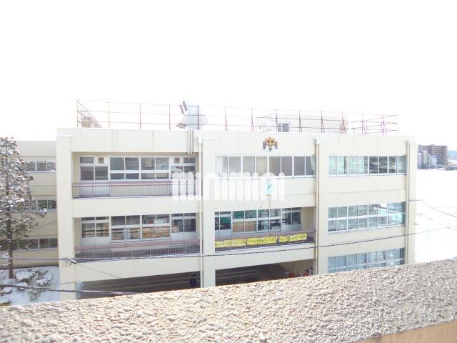 眺望　目の前には中田中学校があります。