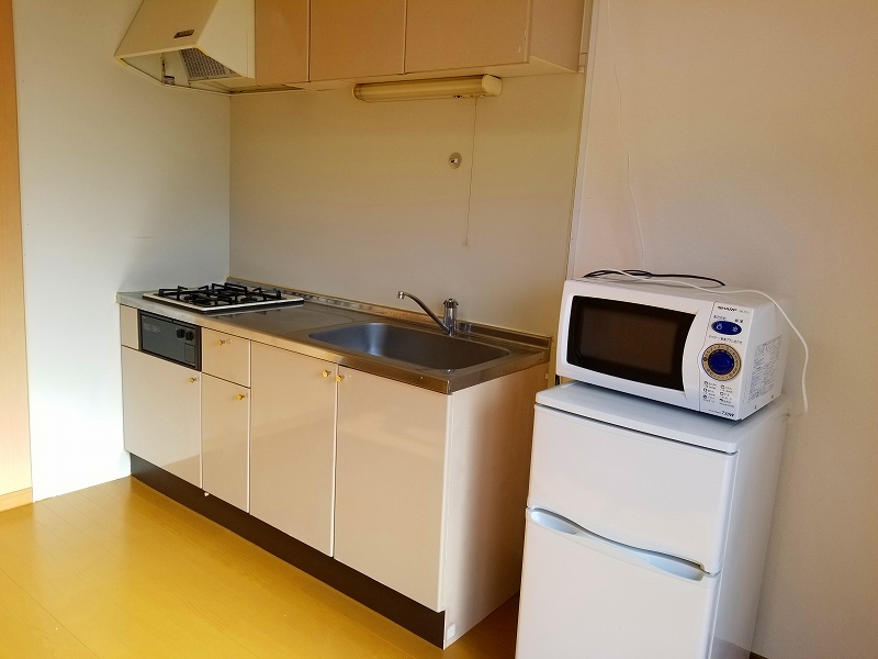 キッチン　部屋によっては家具家電が付いておりません