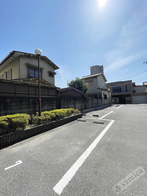 駐車場　広々とした敷地内駐車場おんぷ♪