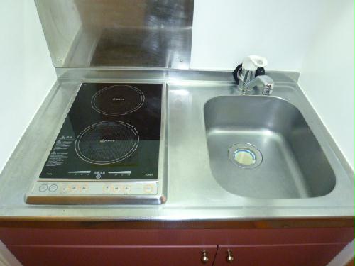 キッチン　２口電気コンロ