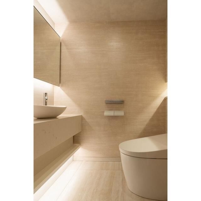 トイレ　落ち着いた色調のトイレです