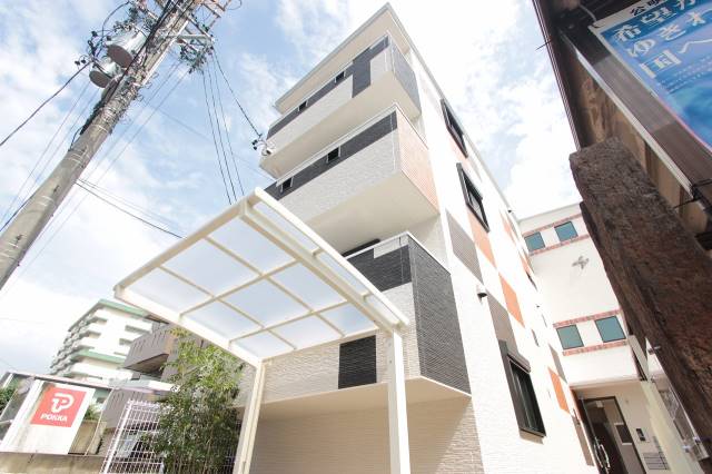 建物外観　外観もこだわったデザイナーズアパートです