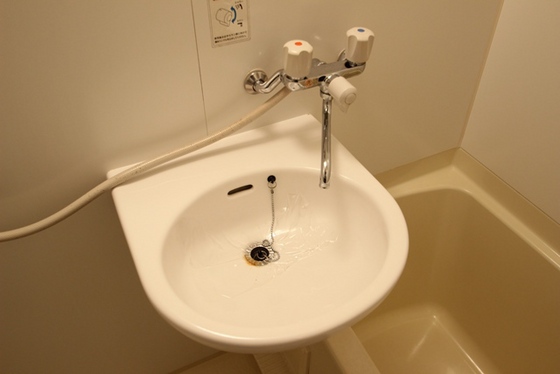 洗面設備　※別号室の写真です