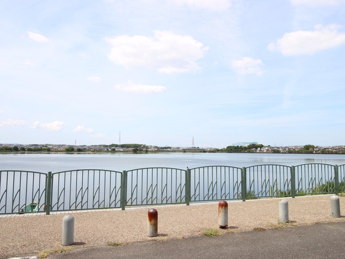 公園　久米田池（公園）まで1000m