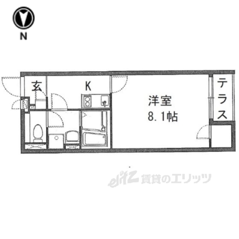 レオネクスト御所の間取り写真
