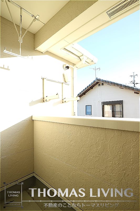 バルコニー　日当たり・風通し良好です。