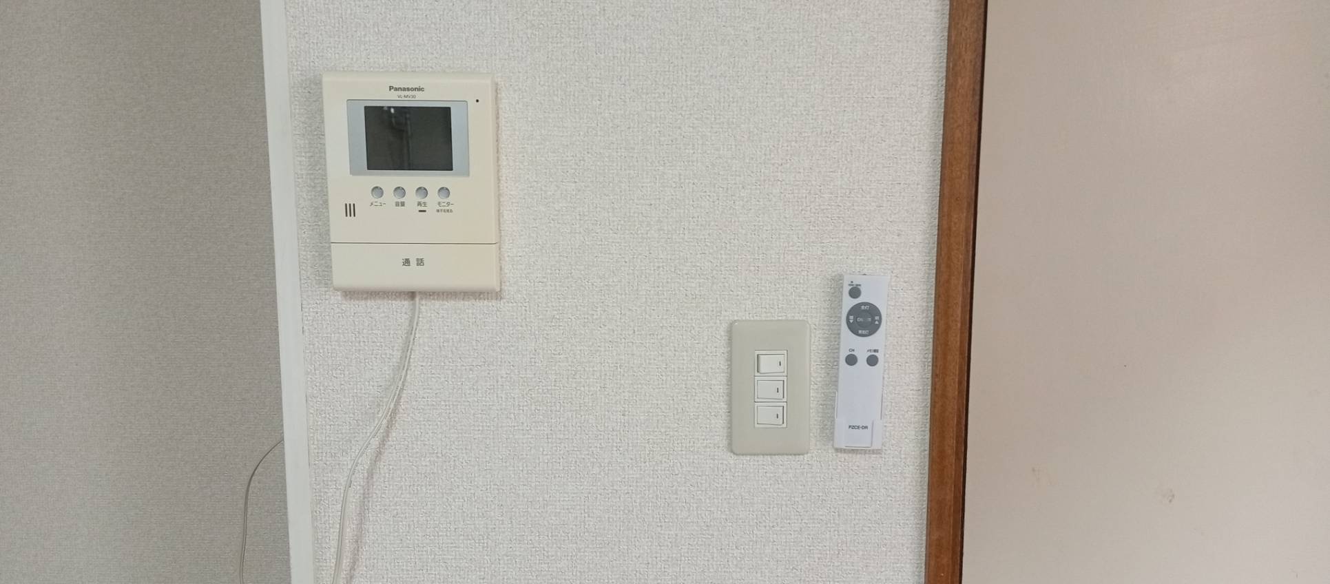 セキュリティ　来客の顔が見えて安心！TVモニターホン付きです♪