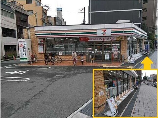 コンビニ　セブンイレブン大阪寺田町2丁目店（コンビニ）まで368m