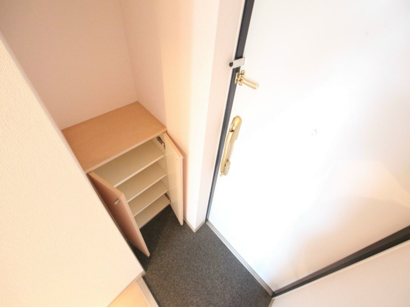 玄関　玄関　シューズボックス付