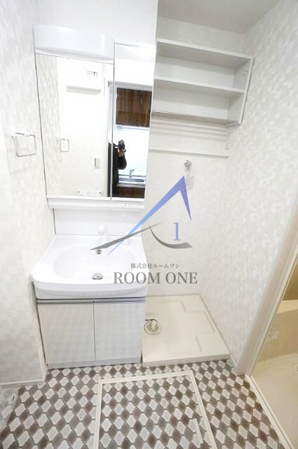 洗面設備　洗面台です。