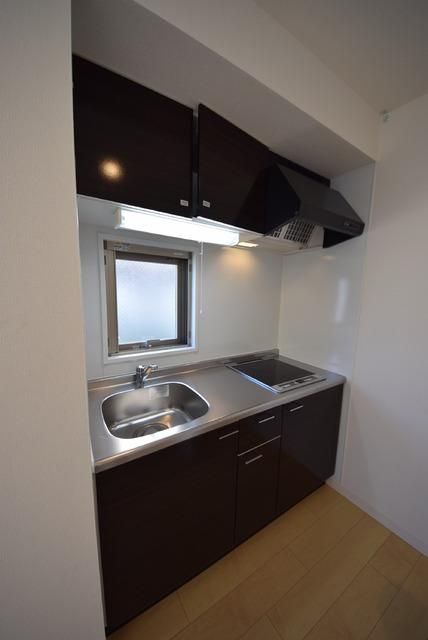 キッチン　２口システムキッチンです