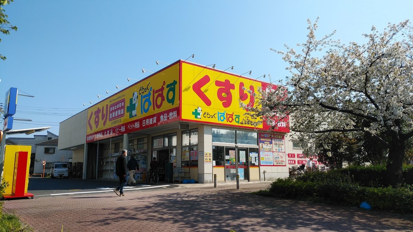 ドラックストア　どらっぐぱぱす赤塚新町店（ドラッグストア）まで280m