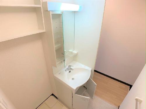 洗面設備　設備・仕様は号室により異なる為、現況を優先致します。