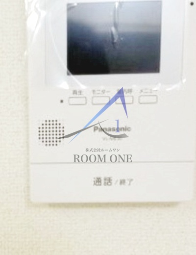 セキュリティ　モニター付きインターホンです。