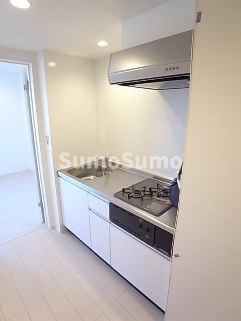 キッチン　コンパクトなキッチンで掃除もラクラク