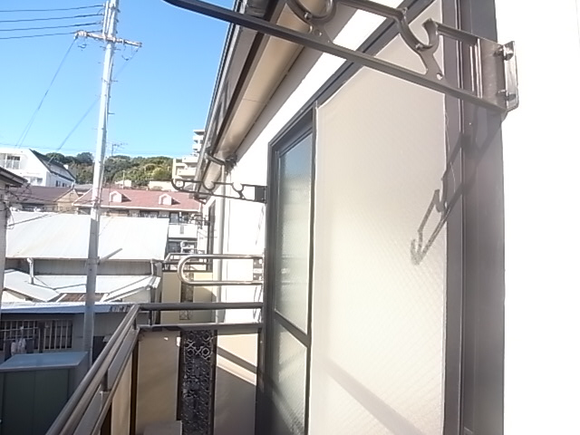 バルコニー　風通しも良くよく乾きますよ