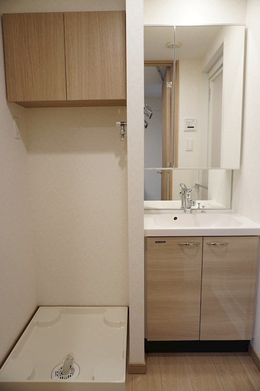 洗面設備　洗濯機置場