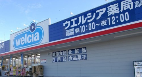 ドラックストア　ウエルシア名古屋花の木店（ドラッグストア）まで589m