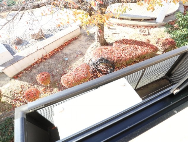 バルコニー　開放的で明るい空間を演出してくれるバルコニーです