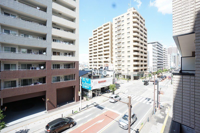 眺望　大通りならではの明るく開けた景色♪