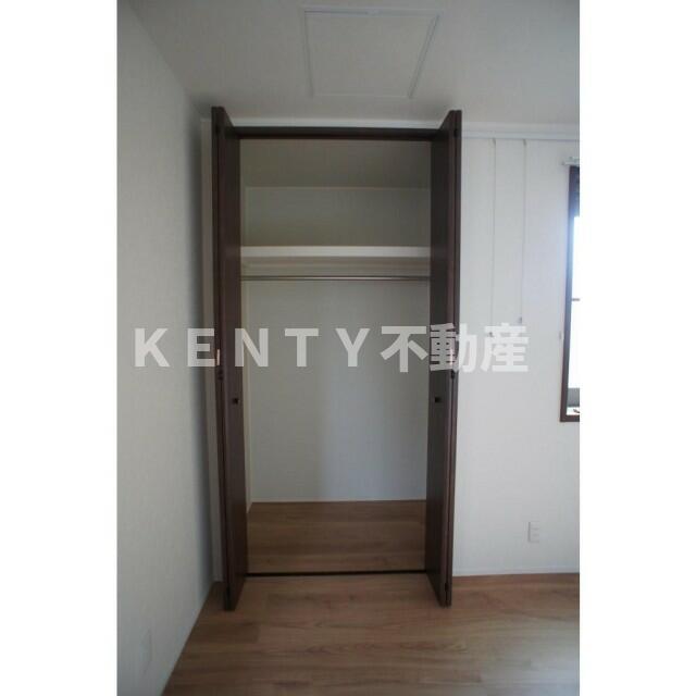 収納　たっぷりとした収納スペースです