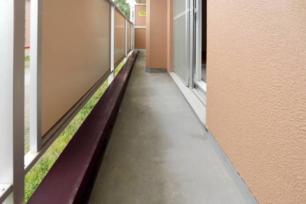 バルコニー　モデルルームの写真です