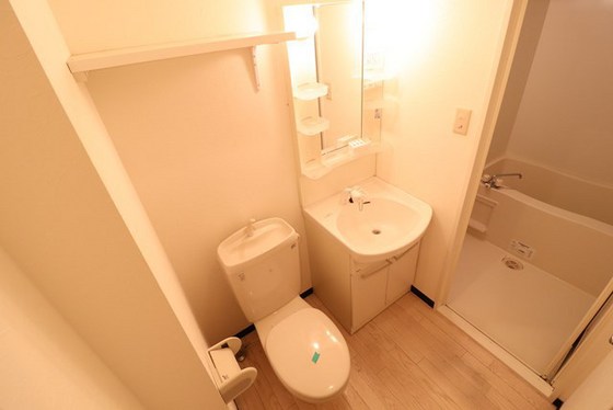 洗面設備　※別号室の写真です