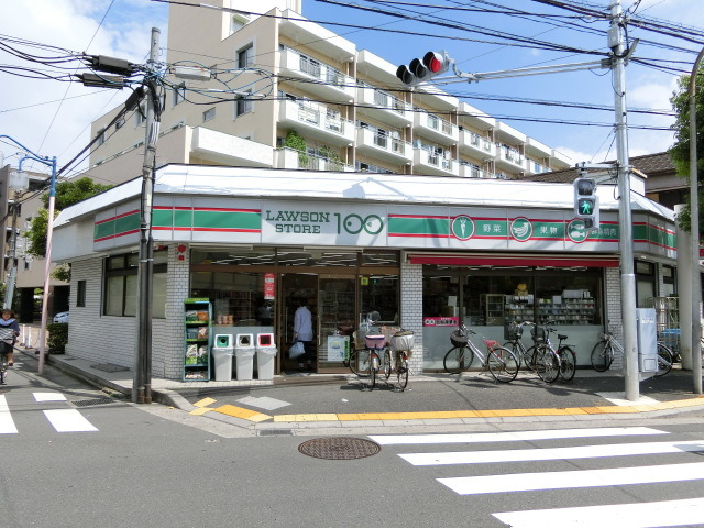 コンビニ　ローソンストア１００市川南八幡三丁目店（コンビニ）まで632m