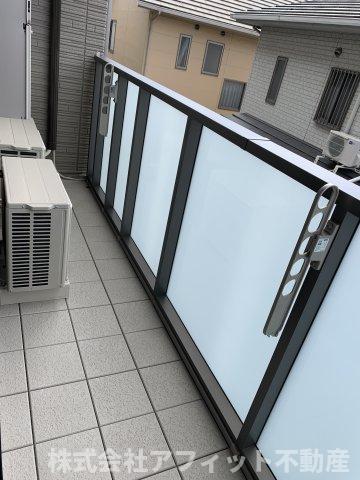 バルコニー　南西向き