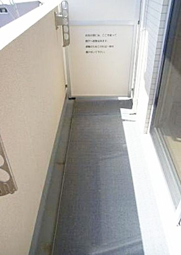 バルコニー　【女性のお一人暮らしでも安心のセキュリティ♪】