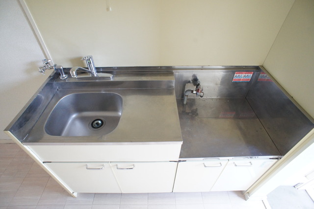 キッチン　自炊派にはうれしい☆ガスコンロ設置可能キッチンです♪