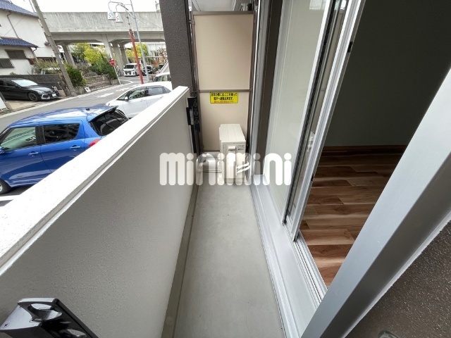 バルコニー　１０２号室の写真です。