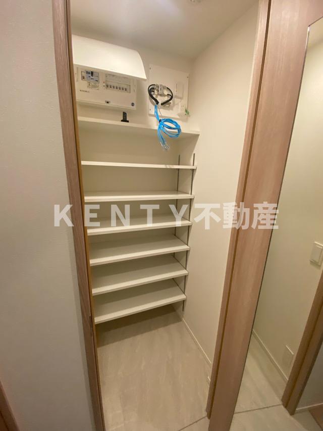 収納　十分な収納スペースがあります