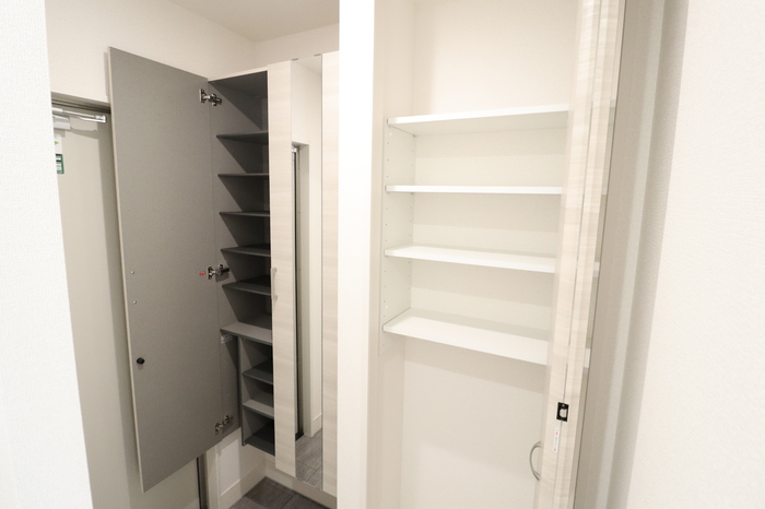 玄関　シューズボックス付き玄関です。