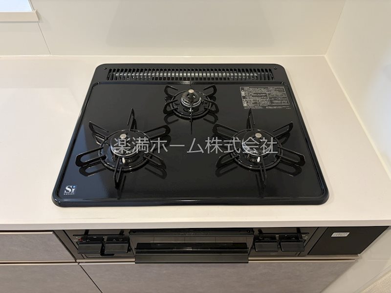 その他　3口ガスシステムキッチン♪