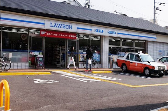 コンビニ　ローソン 京都大将軍店（コンビニ）まで425m