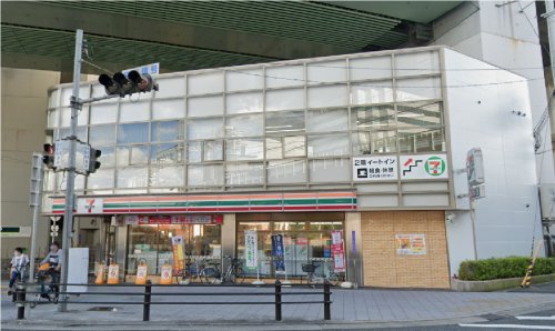 コンビニ　セブンイレブン 野田阪神駅前店（コンビニ）まで48m