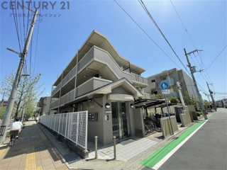 建物外観　TVモニター付きオートロックで安心！