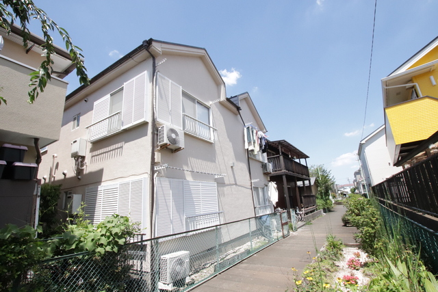 建物外観　ワンフロアー２世帯物件♪全戸角部屋♪