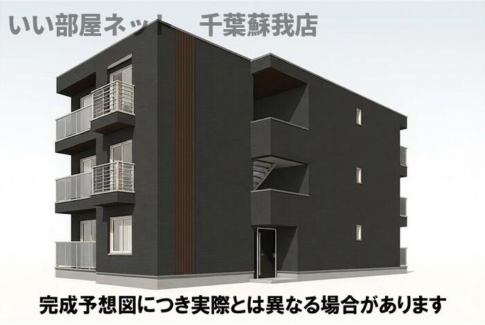 建物外観　先行申込受付中！完成が楽しみですね！