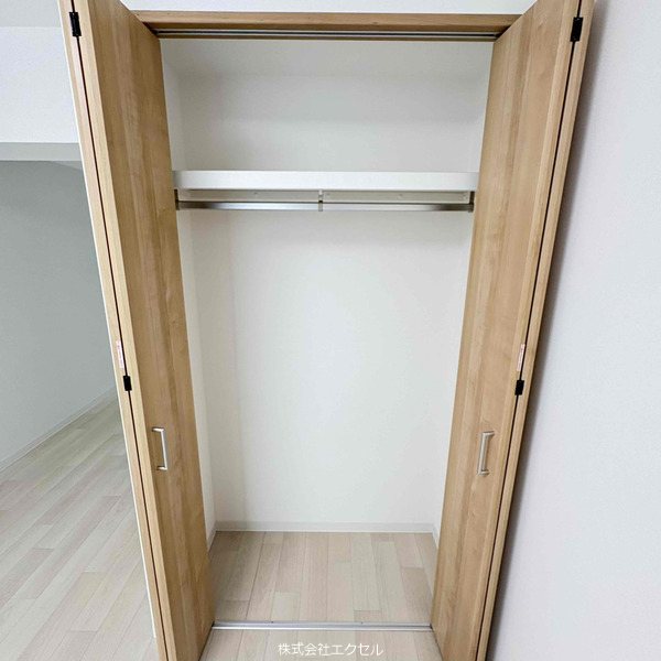 収納　収納完備でお部屋が広々使えます。