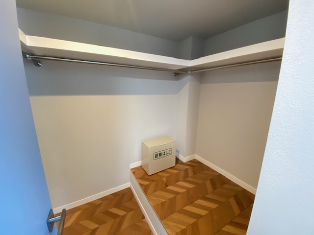 収納　モデルルーム時のお写真です。