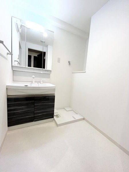 洗面設備　独立洗面化粧台付き