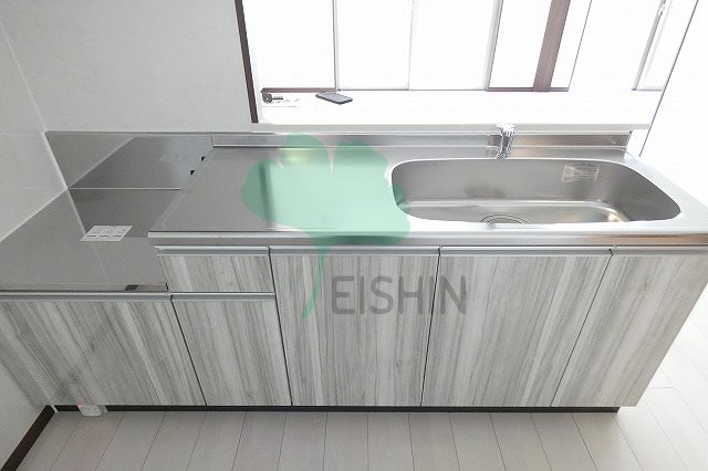 キッチン　シンプルな清潔感のあるキッチンです！