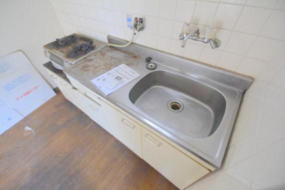 キッチン　現在改装中です。