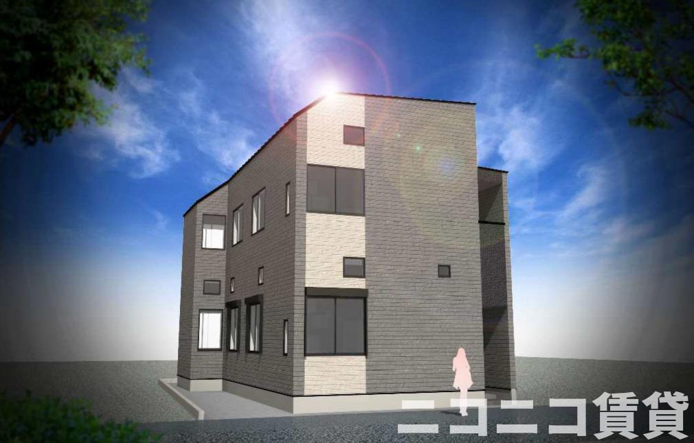 建物外観　建設中のため