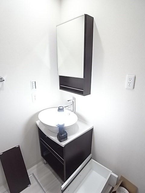 洗面設備　洗面所です