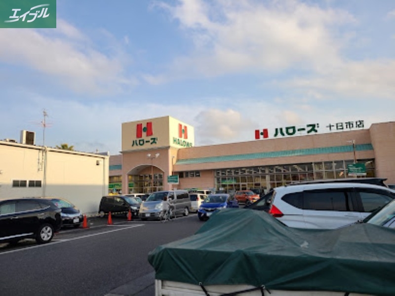 スーパー　ハローズ十日市店（スーパー）まで755m
