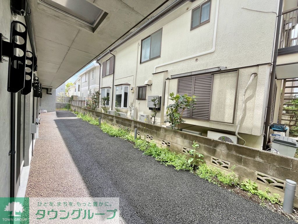 バルコニー　庭